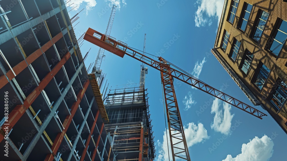 Fototapeta premium Skyscraper Construction