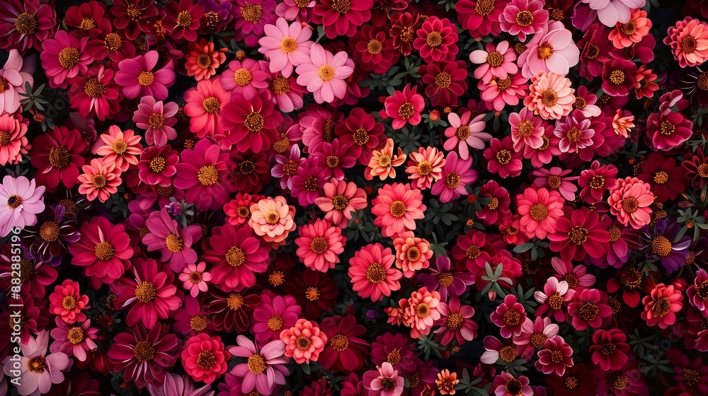 many red flowers many red flowers