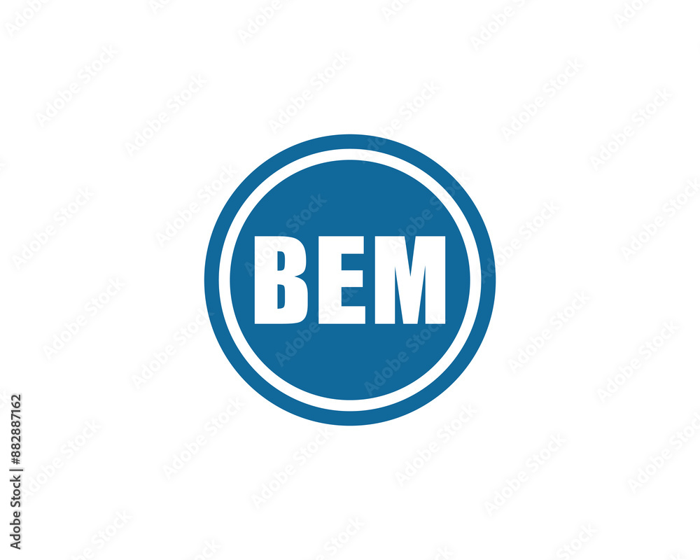 BEM logo design vector template. BEM logo design. BEM logo design vector template. BEM logo design.