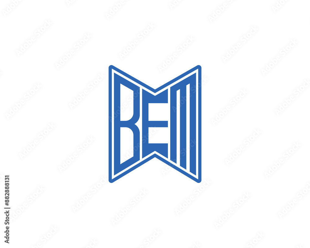 BEM logo design vector template. BEM logo design. BEM logo design vector template. BEM logo design.