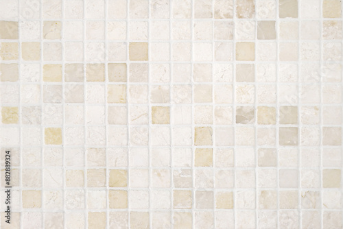 Wallpaper Mural Cream and white ceramic tile floor wall pattern or white ceramic tile background Torontodigital.ca