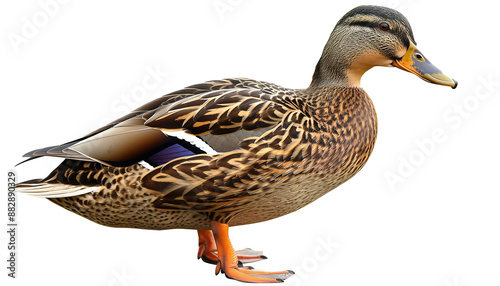 duck isolated on white