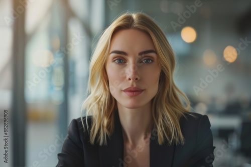 Free Download Confident female executive making impactful decisions, guiding her organization towards profitable ventures. - GFXLoad