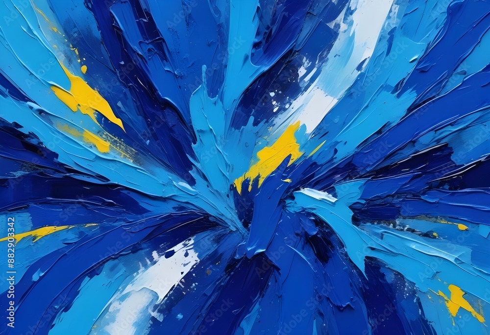 striking abstract painting blue striking abstract painting blue
