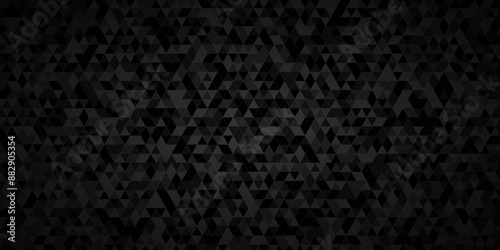 Abstract geometric wall creative background vector seamless technology black and gray background.  geometric pattern gray Polygon Mosaic triangle Background, business and corporate background.