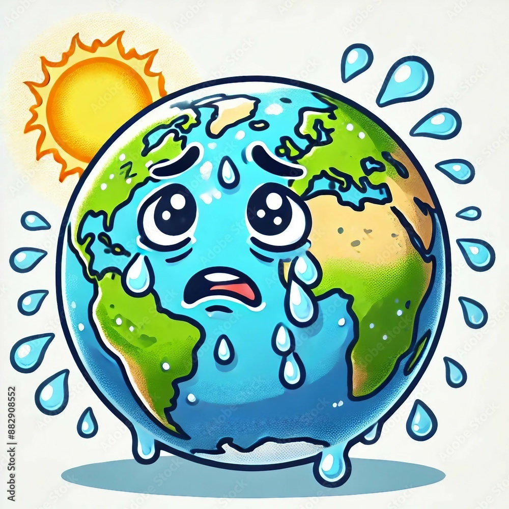 Earth Sweating Due to Global Warming Earth Sweating Due to Global Warming