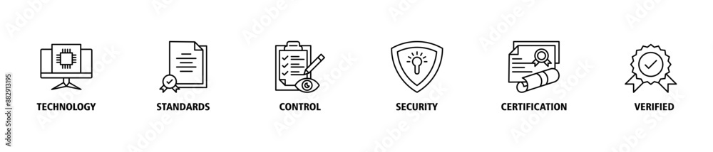 ISO27001 banner web icon set vector illustration concept for information security management system (ISMS) with an icon of technology, standards, control, security, certification, and verified ISO27001 banner web icon set vector illustration concept for information security management system (ISMS) with an icon of technology, standards, control, security, certification, and verified