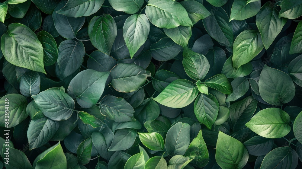A Lush Green Foliage Background A Lush Green Foliage Background