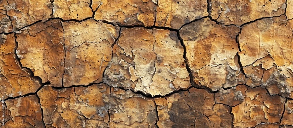 Cracked and Weathered Surface of a Tree Trunk Cracked and Weathered Surface of a Tree Trunk