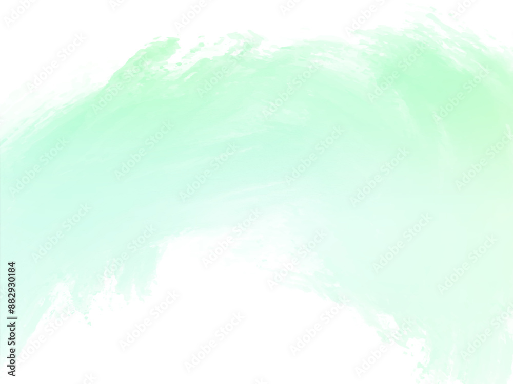Obraz premium Decorative soft green watercolor texture background