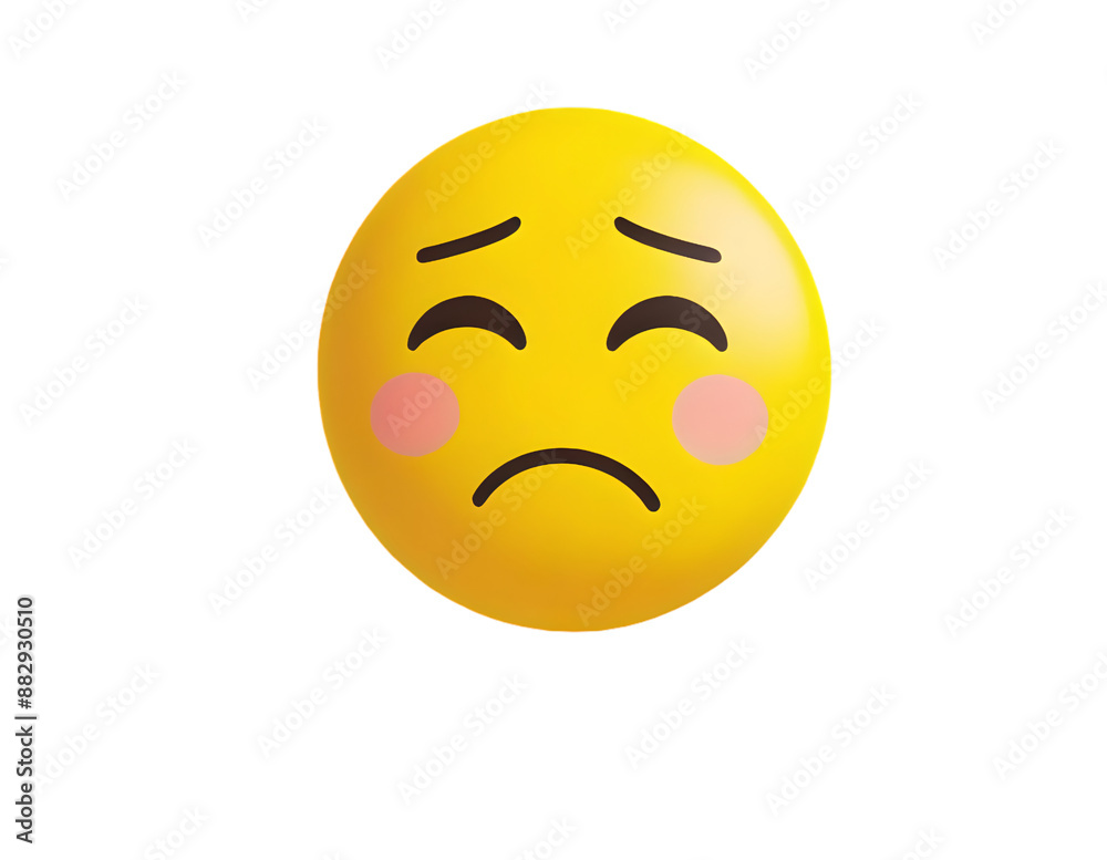 Sad emoji faces with facial expressions. Sad emoji faces with facial expressions.