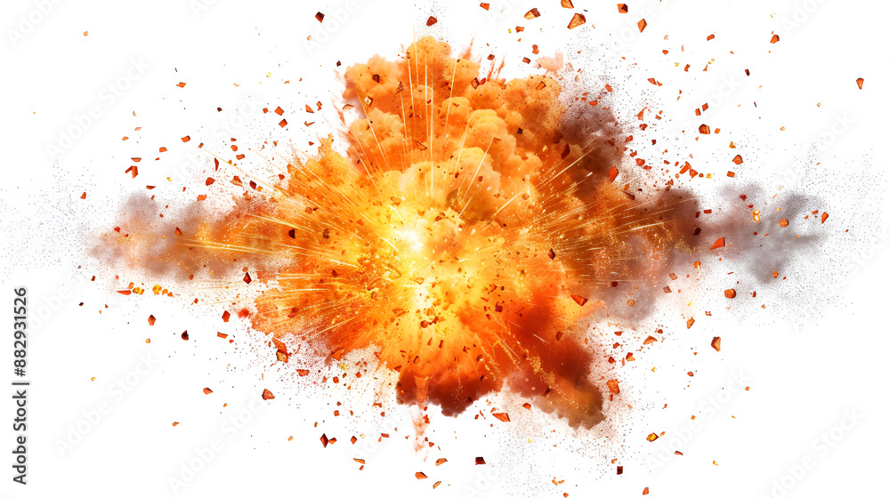 explosion on white background ,explosive fireball explosion against a white background ,Realistic fiery explosion with sparks on white background
explosion on white background ,explosive fireball explosion against a white background ,Realistic fiery explosion with sparks on white background