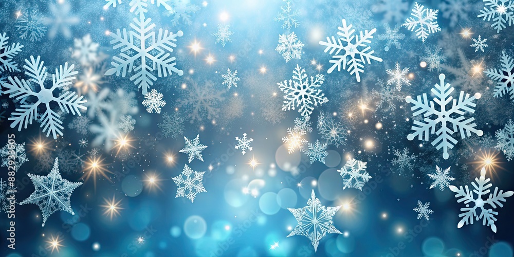 Christmas background featuring snowflakes falling gently from the sky, Christmas, background, snowflakes, winter, holiday, festive Christmas background featuring snowflakes falling gently from the sky, Christmas, background, snowflakes, winter, holiday, festive