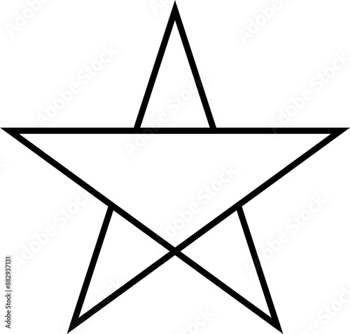 Set of star shapes. Design decoration