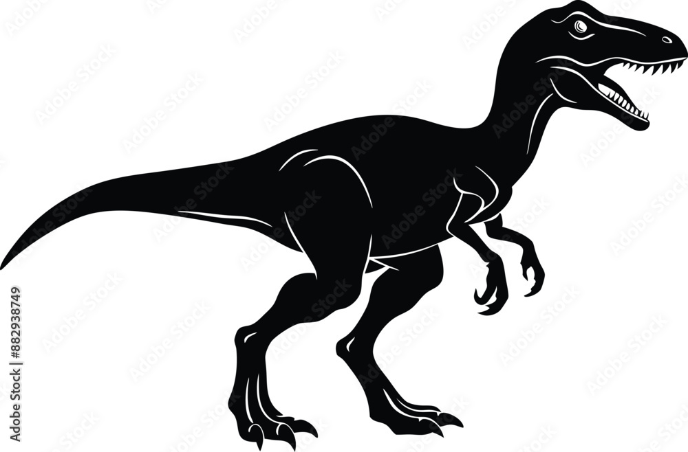 Dinosaur vector silhouette Dinosaur vector silhouette