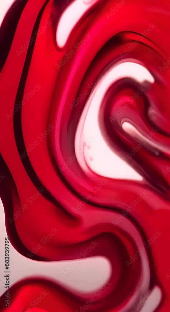 Red abstract fluid swirl background Colorful red liquid ink or organic fluid moving and spreading slowly on black background video 4k animation Red abstract fluid swirl background Colorful red liquid ink or organic fluid moving and spreading slowly on black background video 4k animation