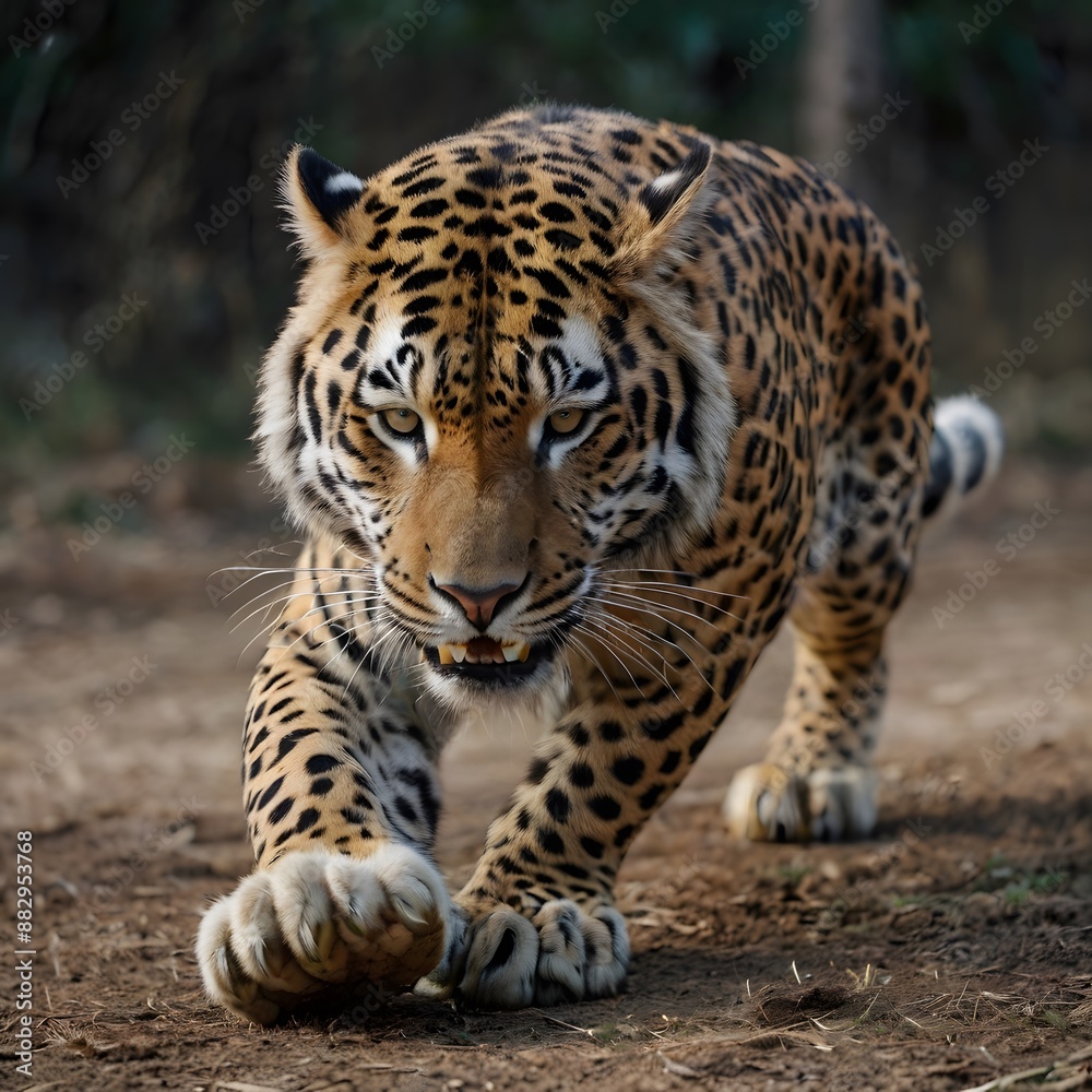 Obraz premium close up portrait of a leopard, cheethas