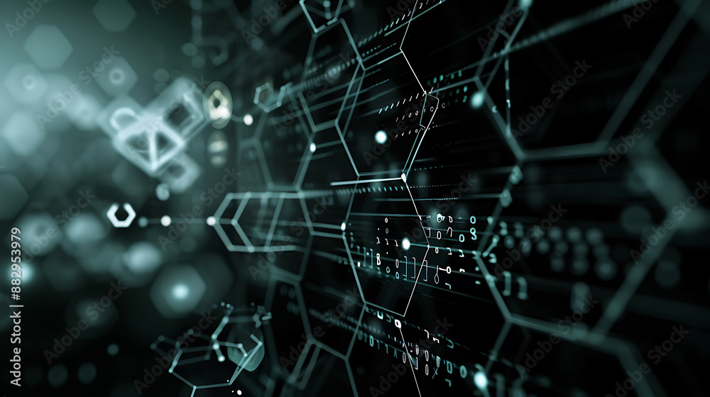 Obraz premium technology background