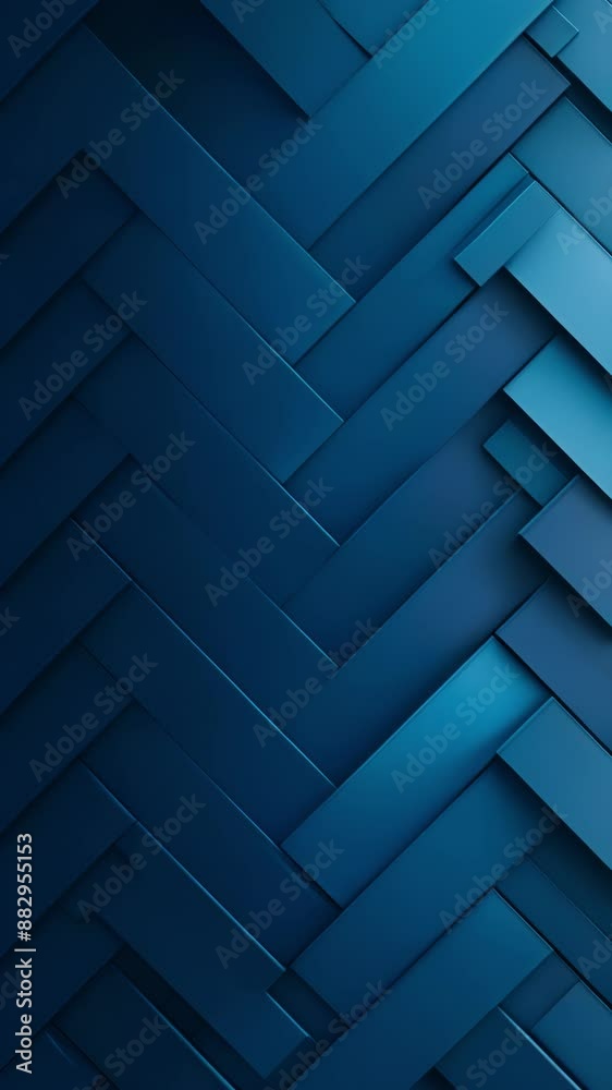 Herringbone zigzag pattern in bold shades of teal and navy. Herringbone zigzag pattern in bold shades of teal and navy.