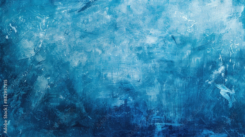 Blue textured background with a rough surface and visible brush strokes Blue textured background with a rough surface and visible brush strokes