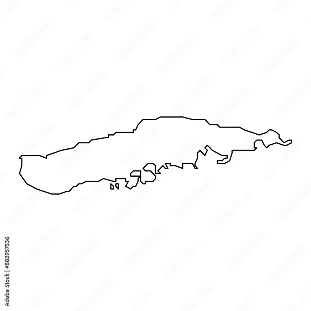 Vieques map, administrative division of Puerto Rico. Vector illustration. Vieques map, administrative division of Puerto Rico. Vector illustration.
