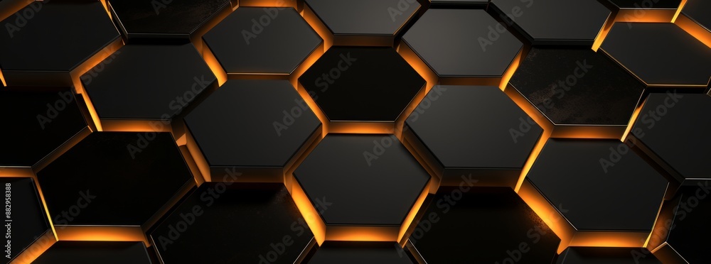 Hexagonal pattern with geometric precision. Hexagonal pattern with geometric precision.