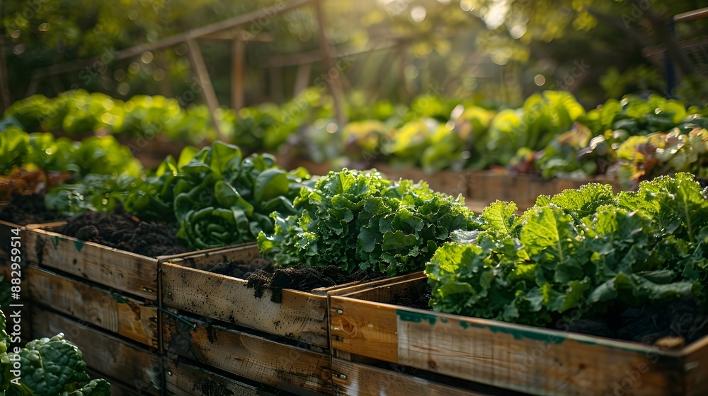 Sustainable Community Garden Utilizing Local Organic Compost for Eco Friendly Agriculture