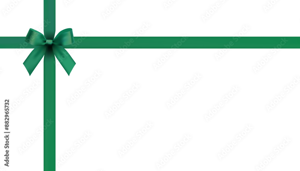 green bow vector design material green bow vector design material