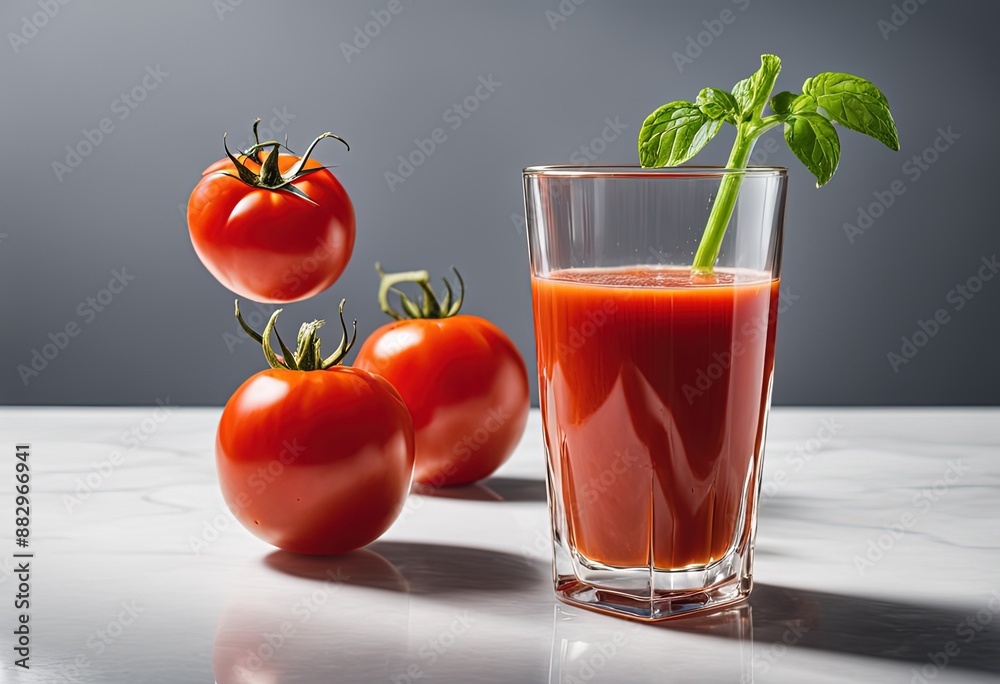 Fototapeta premium Freshly Squeezed Tomato Juice