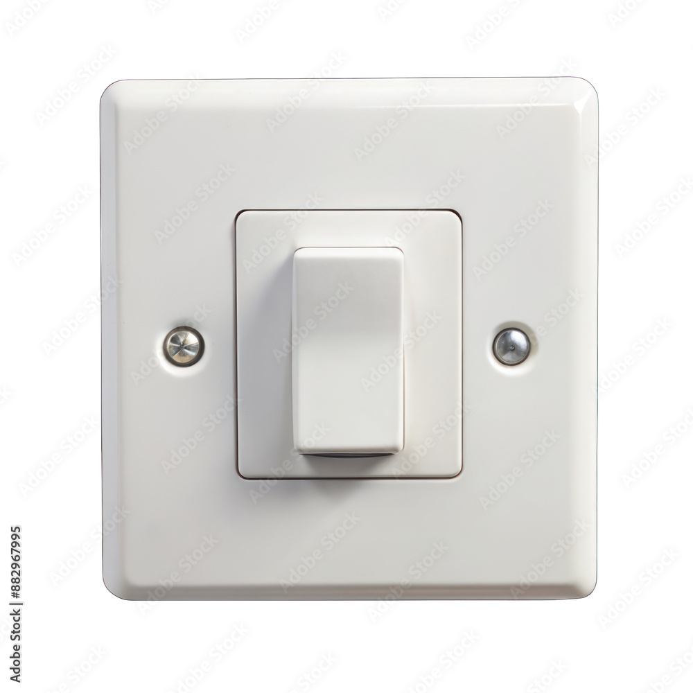 Light switch isolated on transparent background Light switch isolated on transparent background