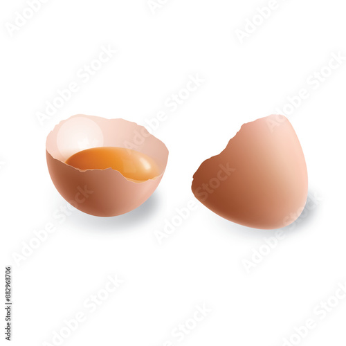 broke egg