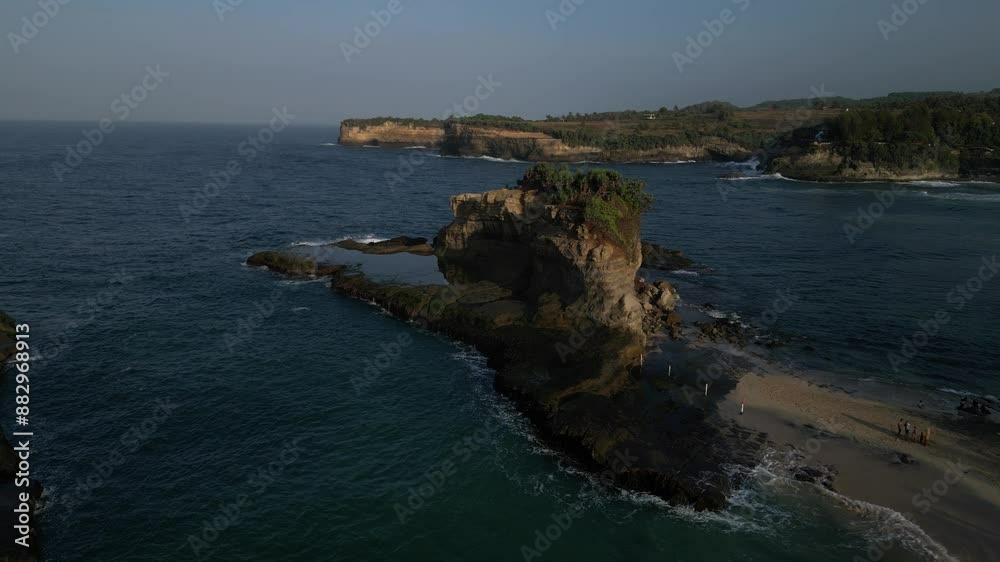 Klayar Beach Pacitan East Java Indonesia Drone Clips Klayar Beach Pacitan East Java Indonesia Drone Clips