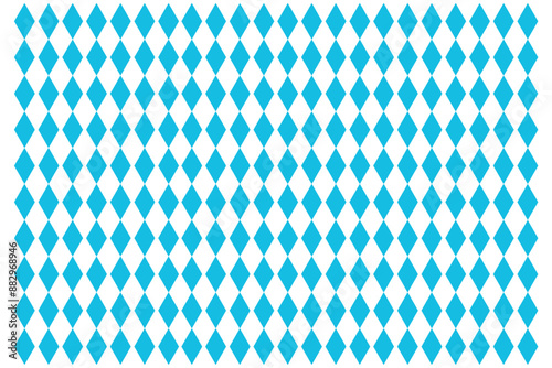 Turquoise blue rhombus pattern and design
