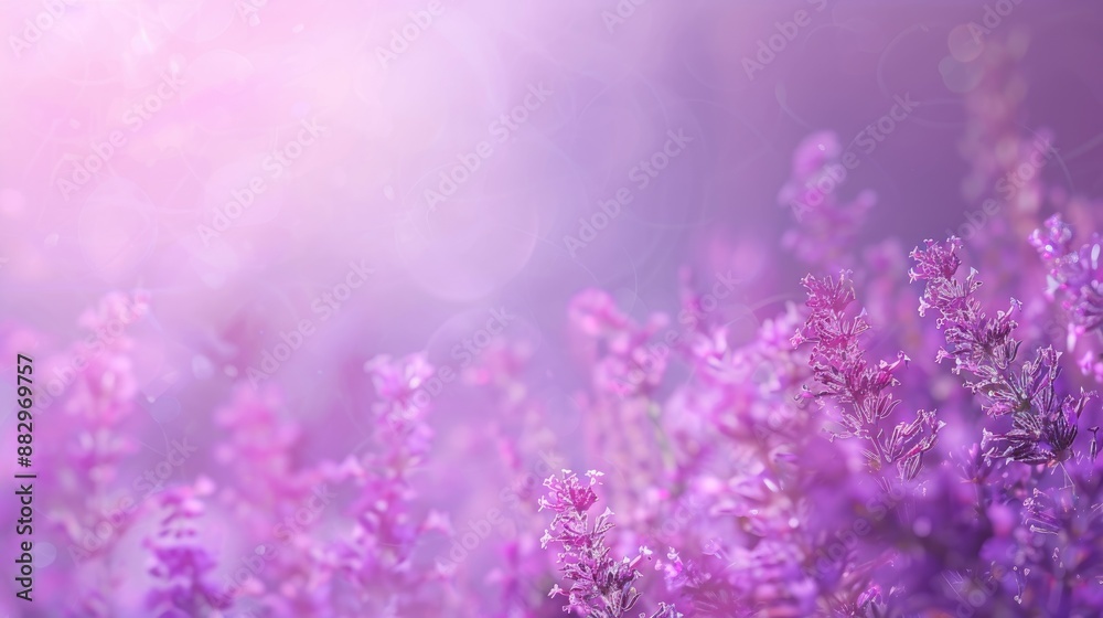 Naklejka premium Purple Lavender Rectangular Background with Soft Focus