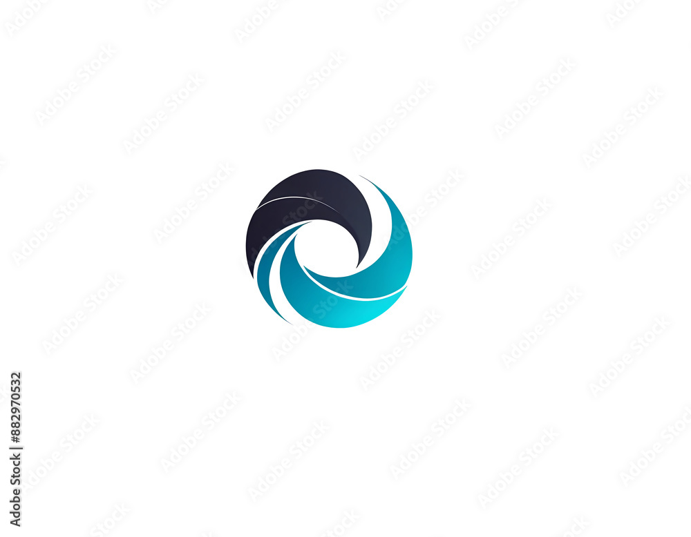 modern logo of a company, technology brand, concept icon shape modern logo of a company, technology brand, concept icon shape