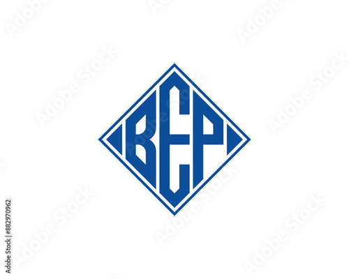 Free Download BEP logo design vector template. BEP logo design. - GFXLoad