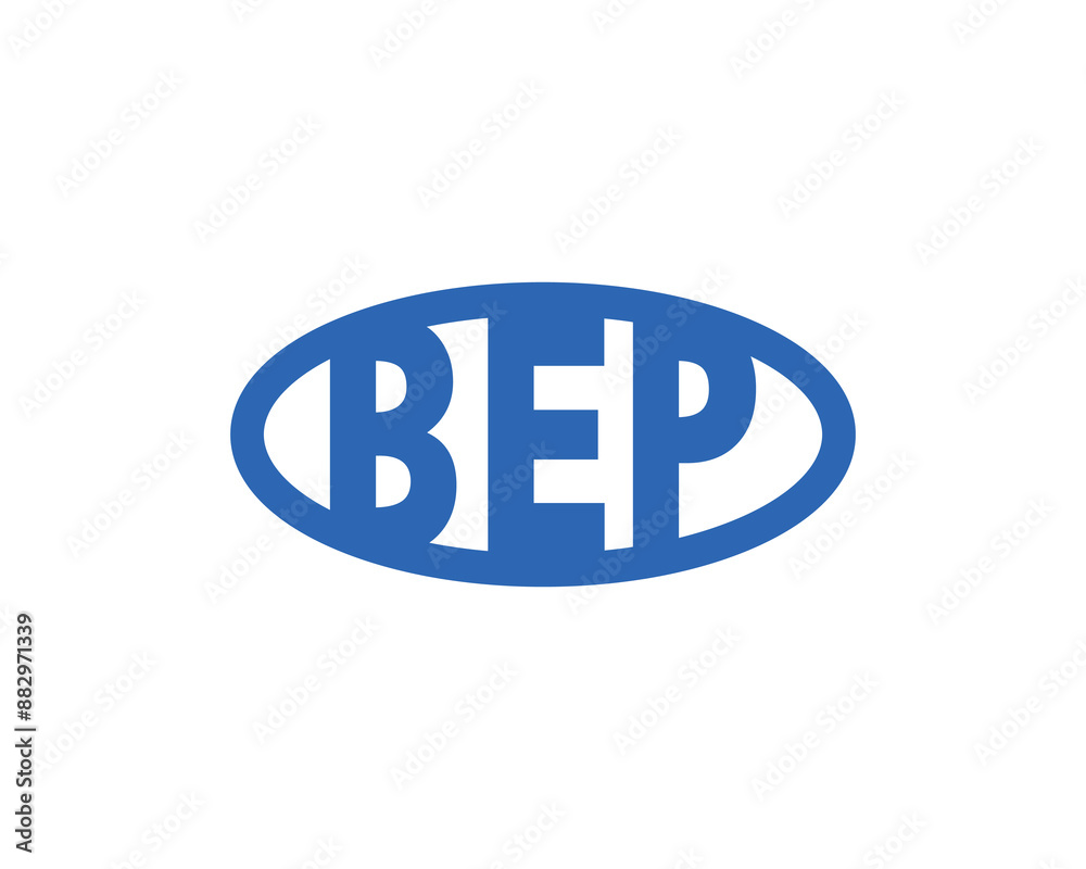 BEP logo design vector template. BEP logo design.