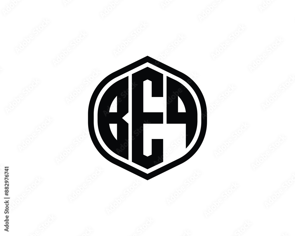 BEQ logo design vector template. BEQ logo design. BEQ logo design vector template. BEQ logo design.