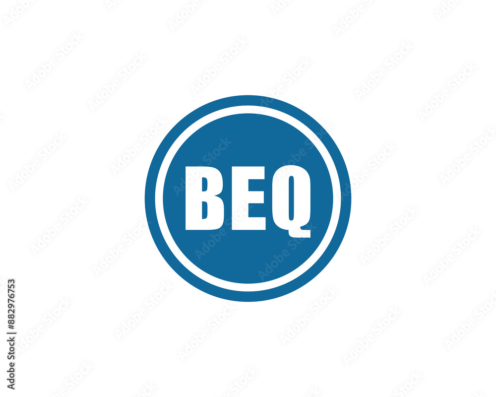 BEQ logo design vector template. BEQ logo design. BEQ logo design vector template. BEQ logo design.