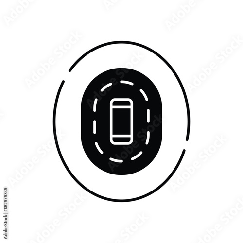Cricket Ground vector icon
