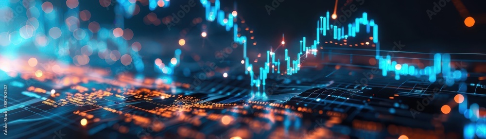 Weather patterns mapped onto financial charts, finance and global warming, connecting climate data with economic performance Weather patterns mapped onto financial charts, finance and global warming, connecting climate data with economic performance