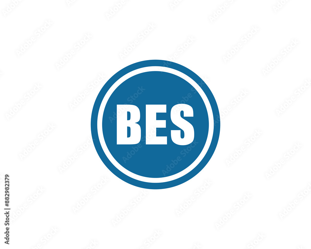 BES logo design vector template. BES letter logo design. BES logo design vector template. BES letter logo design.