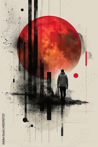 Solitary Journey Under the Red Planet