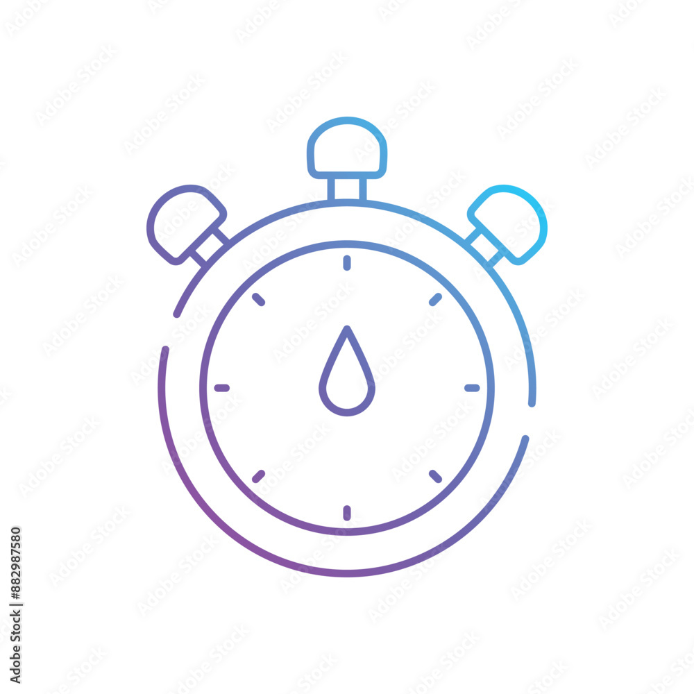 Obraz premium Timer vector icon