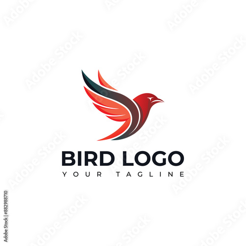Free Download Bird colorful logo design vector Illustration - GFXLoad