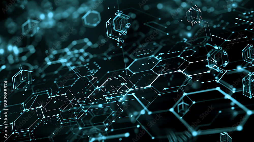 Obraz premium technology background