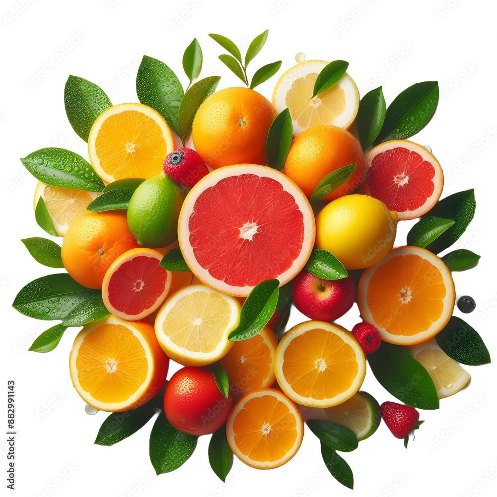 Fresh Citrus Fruits Vibrant Lemons, Limes, and Grapefruits for Healthy Living | Microstock Photo Fresh Citrus Fruits Vibrant Lemons, Limes, and Grapefruits for Healthy Living | Microstock Photo