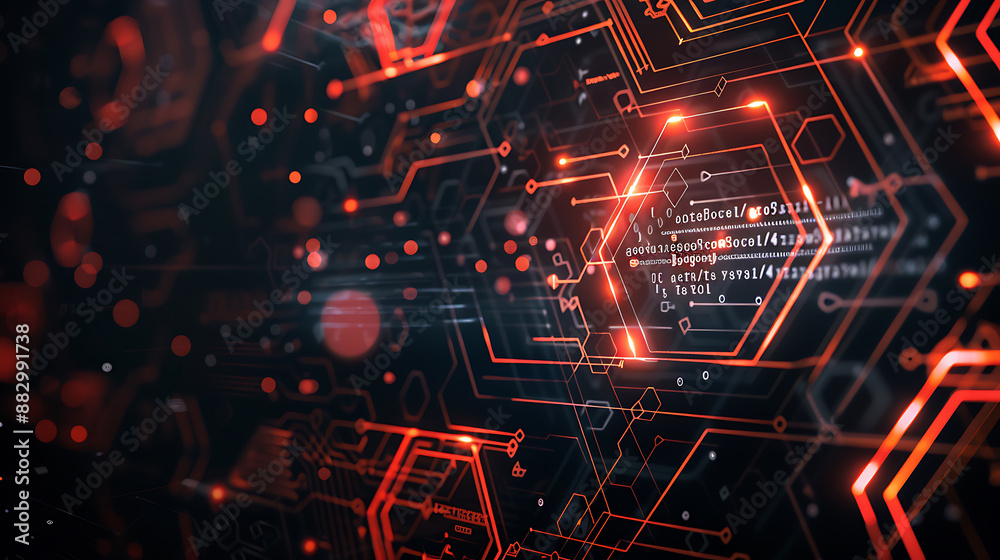 Obraz premium technology background