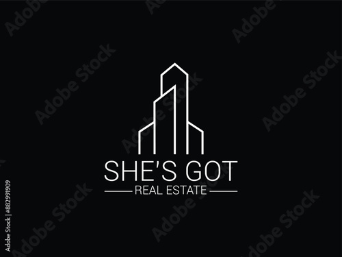 A real estate logo typically features a house or building icon, symbolizing trust and professionalism, often with clean lines and bold, recognizable colors.