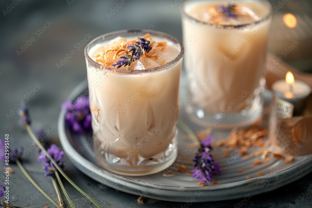 Lavender Infused Creamy Drink